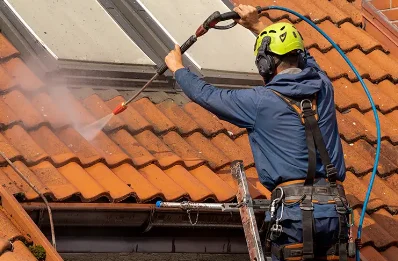 Démoussage et hydrofuge de toiture à Verdalle